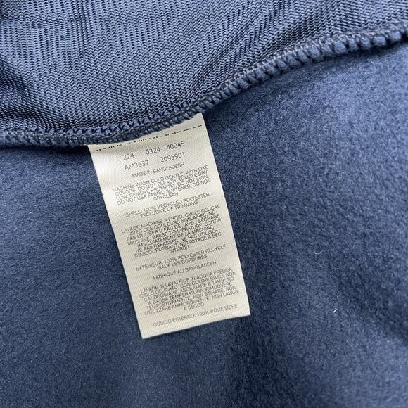 Columbia 1/2 Zip Fleece Jacket Size Small Mens Navy Blue Sequoia Grove $60 - Picture 9 of 12